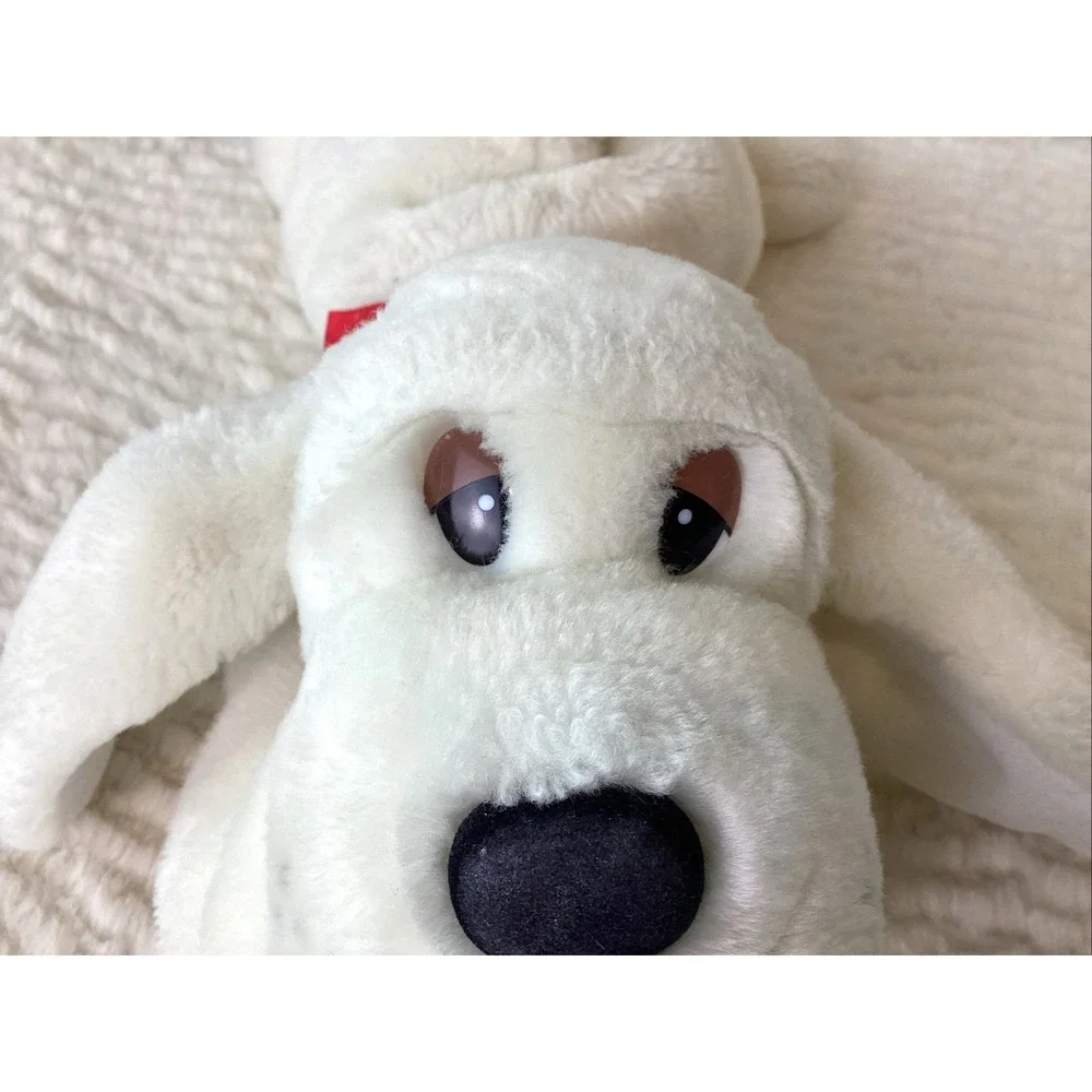 VTG Plush Dog Beagle Bassett Hound Puppy Dog Eyes Stuffed Animal Snuggly Laying
